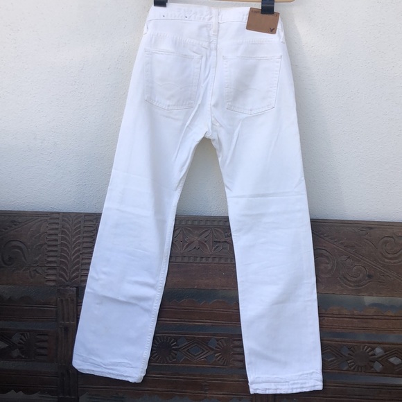 American Eagle Original Straight jeans in white 28/30 - Picture 2 of 7